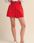 Ahoy Rope Belt Short-Red