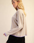 Falling Leaves Sweater-Beige