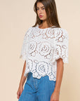 Floral Romance Eyelet Top