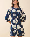 Poppy Motif Dress
