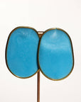 Kendall Statement Earrings-Blue