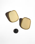 Veronique Statement Earrings-Cream