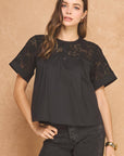 Soft Serenity Top-Black