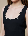 Venice Scallop Mini Dress