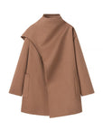 Ready and Chic Shawl Collar Coat-Camel