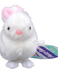 Fuzzy Bunny Easter Wind Up Toy