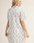 Hazel Floral Shift Mini Dress