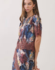 Serpent Lace Trim Top