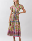 Antique Garden Midi Dress