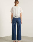 Victoria Lace Ruffle Top