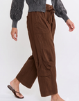 Weekend Wander Cargo Pants-Brown