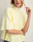 The Classic Swing Sweater-Lemon