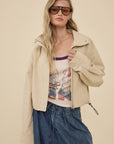 Easygoing Drawstring Jacket