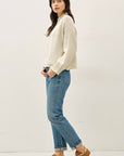 Downtown Girl Sweater-Natural