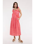 Poolside Stripe Midi Dress