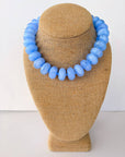 Rory Beaded Necklace-Light Blue