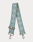 Aztec Triangle Bag Strap-Turquoise