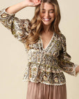 Jaynie Peplum Top