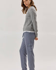 Soft Embrace Crewneck Sweater-Heather Gray