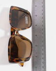 Hallie Cross Bridge Sunglasses-Brown