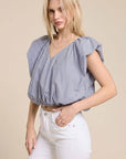 Cloud Bubble Stripe Top
