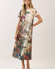 Floral Vista Midi Dress