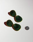 Liora Statement Earrings-Green