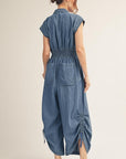 Palm Coast Denim Jumpsuit