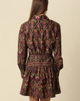 Adriana Paisley Mini Dress