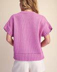 Woodland Charm Sweater-Pink
