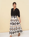 Midnight in Jaipur Midi Skirt
