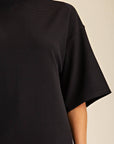 Old Mill Mock Neck Top-Black