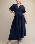 Nicola Zipper Midi Dress