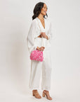 Raya Clutch-Hot Pink