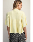 The Classic Swing Sweater-Lemon