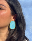 Remy Statement Earrings-Blue