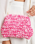 Raya Clutch-Hot Pink