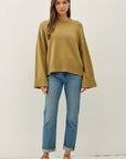 Unhurried Oversized Sweater-Lime Green
