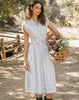Sugar Petal Eyelet Midi Dress