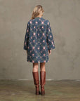 Country Fields Floral Mini Dress