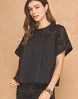 Soft Serenity Top-Black