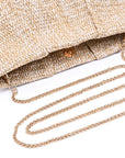 Breeze Woven Clutch-Coral