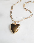 Puffy Heart Pendant Necklace