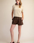 Sunday Autumn Knit Top-Beige