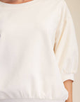 Eleanor Bubble Sleeve Sweatshirt