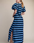 Mariselle Maxi Dress-Navy/Blue
