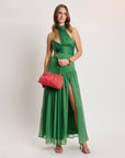 Breeze Woven Clutch-Coral
