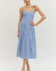Marina Muse Midi Dress-Royal