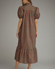 Clover Cottage Stripe Midi Dress