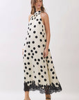 Polka Charm Maxi Dress